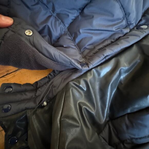 A.P.C. Rue Madame Paris Navy Puffer Coat - Picture 8 of 8